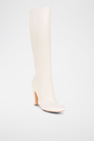 Bottes en cuir - Blanc - Bottega Veneta