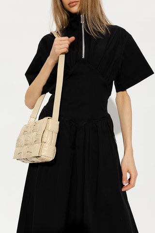 Sac bandoulière en cuir tressé- Beige - Bottega Veneta