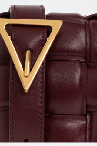 Sac bandoulière en cuir tressé - Marron - Bottega Veneta