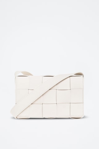 Sac bandoulière en cuir - Blanc - Bottega Veneta