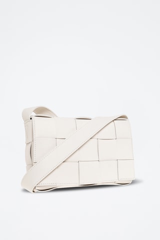 Sac bandoulière en cuir - Blanc - Bottega Veneta