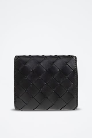 Portefeuille en cuir - Noir - Bottega Veneta