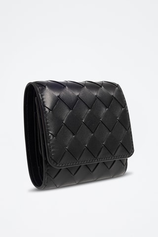 Portefeuille en cuir - Noir - Bottega Veneta