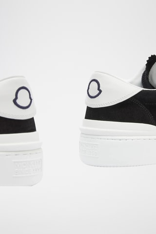 Baskets montantes en cuir - Noir - Moncler