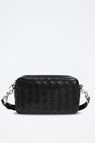 Sac bandoulière en cuir - Noir - Bottega Veneta