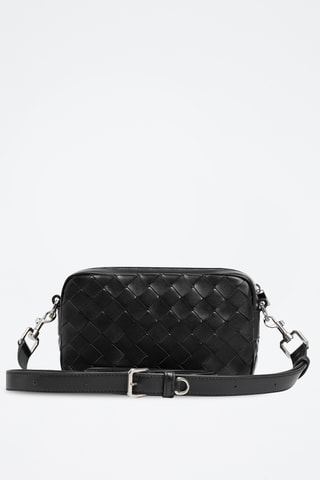Sac bandoulière en cuir - Noir - Bottega Veneta
