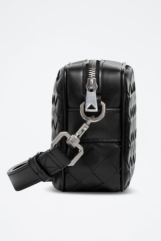 Sac bandoulière en cuir - Noir - Bottega Veneta