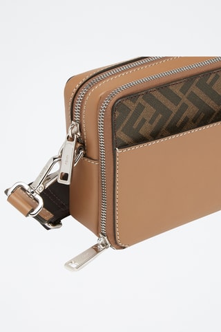Sac bandoulière en cuir - Marron - Fendi
