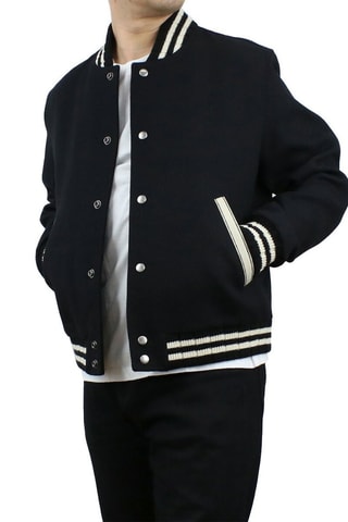 Teddy en laine Classic College - Noir