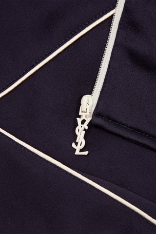 Bomber Pipe Details - Bleu marine