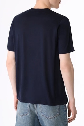 T-shirt en laine YSL Logo - Indigo