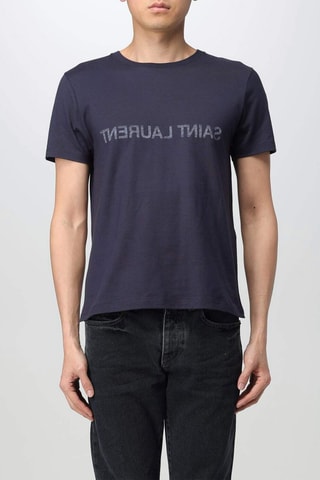 T-shirt Reverse Logo - Bleu