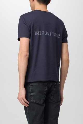 T-shirt Reverse Logo - Bleu