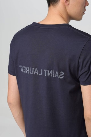 T-shirt Reverse Logo - Bleu