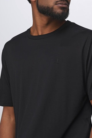 T-shirt YSL Logo - Noir