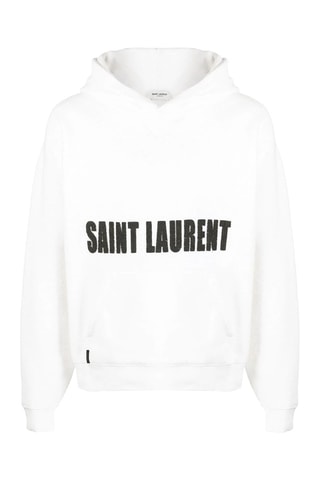 Sweat à capuche Bold Logo - Blanc