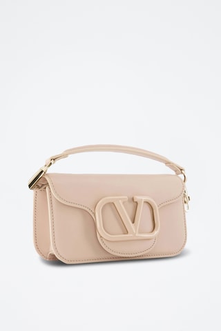 Sac bandoulière en cuir - Rose poudré - Valentino