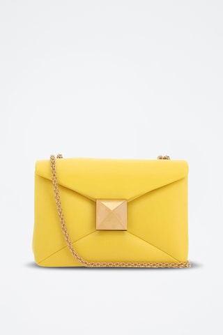 Sac bandoulière en cuir - Jaune - Valentino