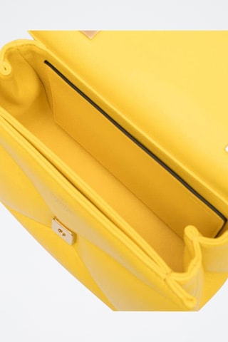 Sac bandoulière en cuir - Jaune - Valentino