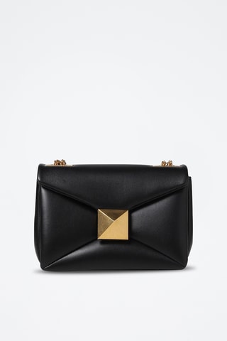 Sac bandoulière en cuir - Noir - Valentino