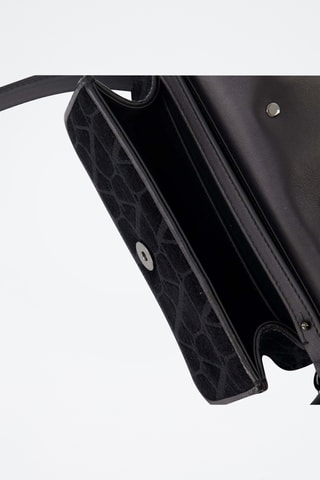 Sac porté épaule en cuir - Noir - Valentino