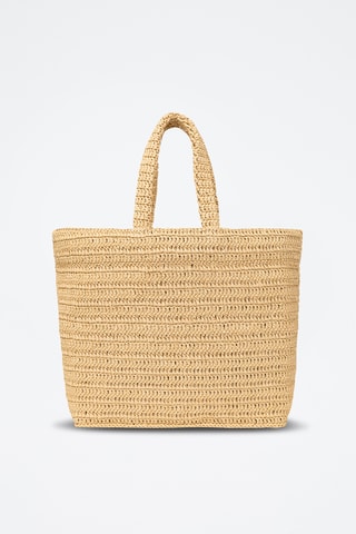 Cabas en cuir - Beige - Saint Laurent
