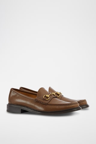 Mocassins en cuir - Marron - Gucci