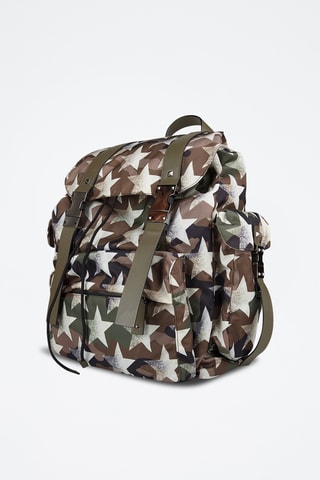 Sac à dos en cuir - Kaki