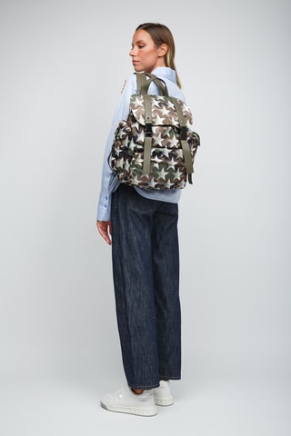 Sac à dos en cuir - Kaki