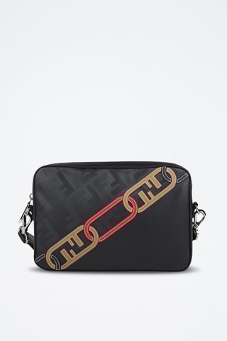 Sac bandoulière en cuir - Noir