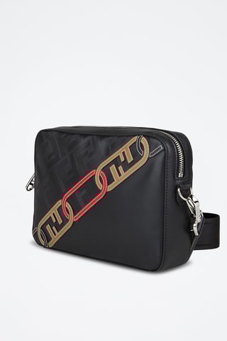 Sac bandoulière en cuir - Noir
