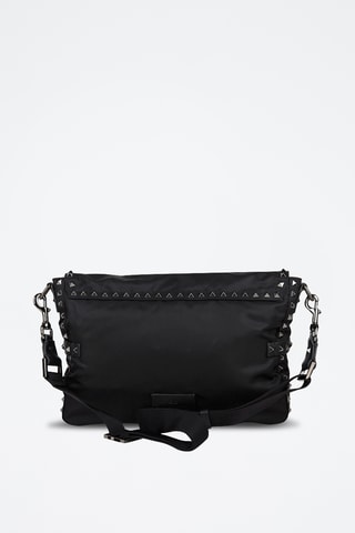 Sac bandoulière en cuir - Noir