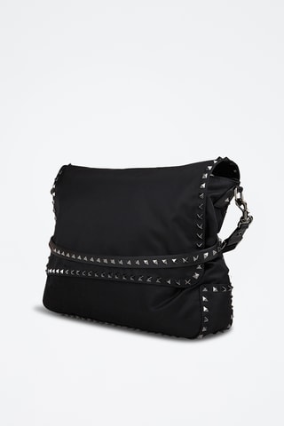 Sac bandoulière en cuir - Noir