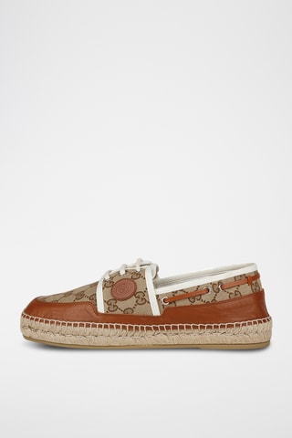 Espadrilles en cuir - Beige