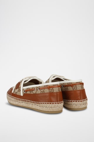 Espadrilles en cuir - Beige
