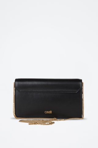 Sac bandoulière en cuir - Noir