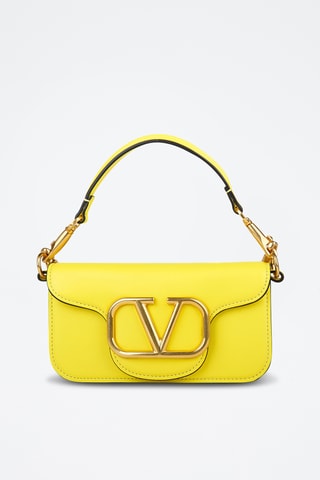 Sac bandoulière en cuir - Jaune