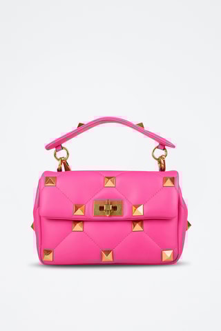 Sac bandoulière  en cuir - Rose