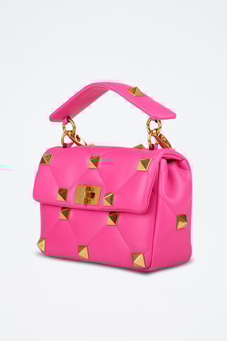 Sac bandoulière  en cuir - Rose