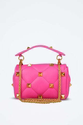Sac bandoulière  en cuir - Rose
