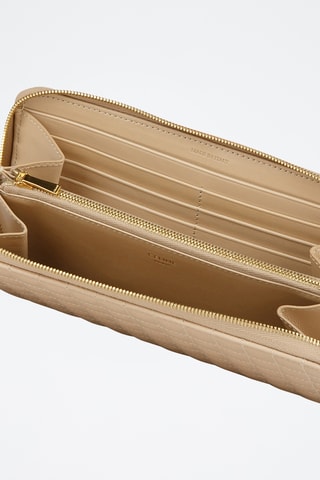Compagnon en cuir de veau - Beige