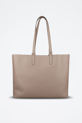 Cabas en cuir - Taupe