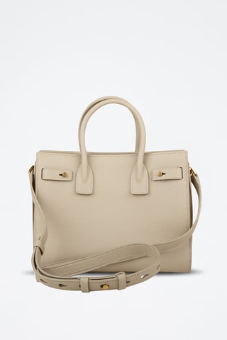 Sac à main en cuir - Crème