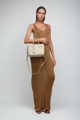 Sac à main en cuir - Crème