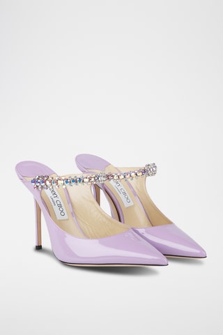 Escarpins en cuir verni - Lilas