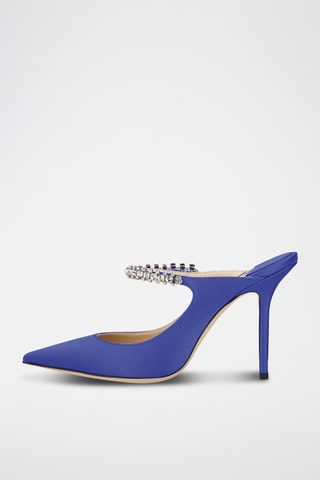 Escarpins en cuir - Bleu cobalt