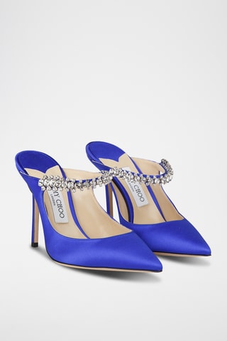 Escarpins en cuir - Bleu cobalt