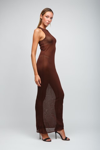 Robe longue - Marron