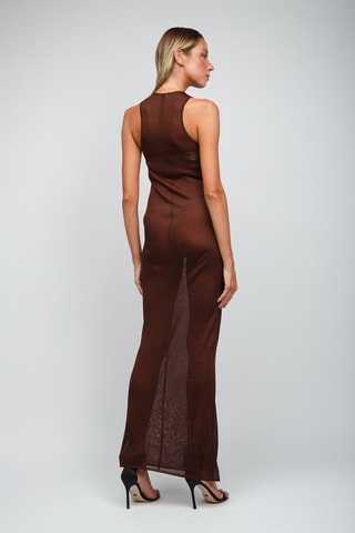 Robe longue - Marron