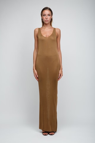 Robe longue - Marron